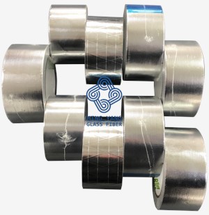 2 pous lajè aliminyòm bann (adezif)/Aliminyòm papye bann (adezif).