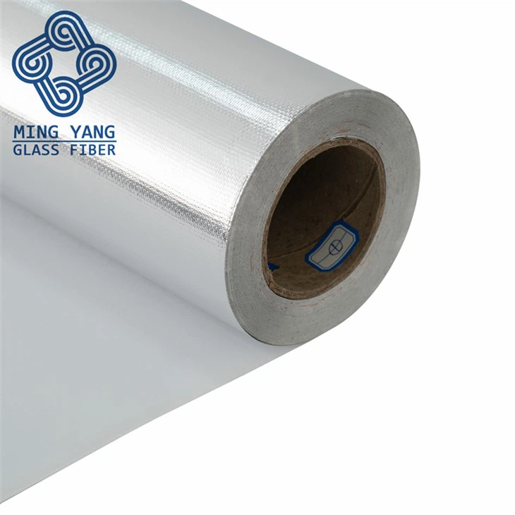 Fireproofing Fiberglass Cloth Of Complex Aluminum Foil